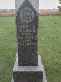 Sarah M <I>Hubbell</I> Banks 