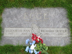 Elizabeth Ann “Betty” <I>Lake</I> Egge 