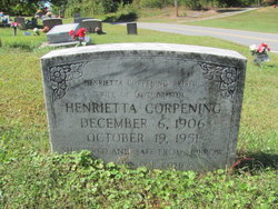 Henrietta <I>Corpening</I> Bristol 