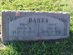Effie Mae <I>Gleason</I> Banks 