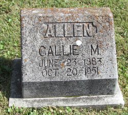 Callie May <I>Mahan</I> Allen 