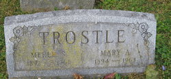 Mary Ann <I>Rosensteel</I> Trostle 