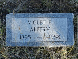 Violet Edna <I>Grose</I> Autry 