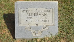 Myrtle <I>Burroughs</I> Hodges 