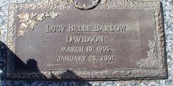 Lucy Belle <I>Barlow</I> Davidson 