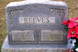 Annie Mattie <I>Reeves</I> Reeves 