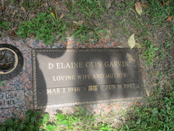 D Elaine <I>Olin</I> Garvin 
