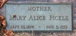 Mary Alice <I>Edwards</I> Pickle 