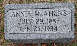 Annie May <I>Bennett</I> Atkins 