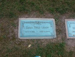 Emma <I>Fields</I> Leach 