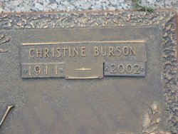 Clara Christine <I>Burson</I> Eady 