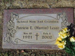 Patricia E. <I>Martin</I> Lesar 