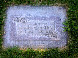 Elsie M <I>Waugh</I> Allen 