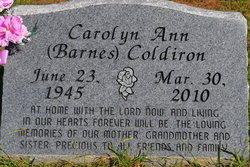 Carolyn Ann <I>Barnes</I> Coldiron 