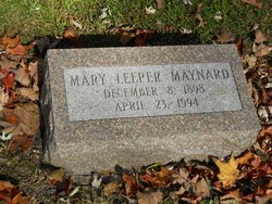 Mary Elsie <I>Leeper</I> Maynard 