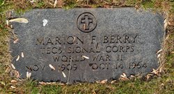 Marion Frederick Berry 