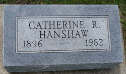 Catherine Rebecca <I>Walker</I> Hanshaw 