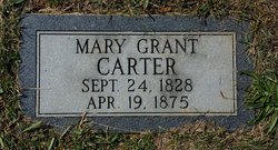 Mary <I>Grant</I> Carter 