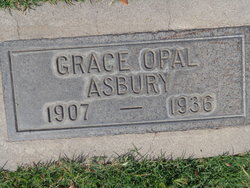 Grace Opal <I>Daniel</I> Asbury 