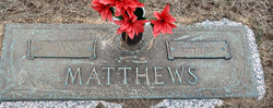Martha Jewel “Mattie” <I>Orem</I> Matthews 