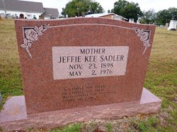 Jeffie Davis <I>Kee</I> Sadler 