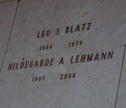 Leo S Blatz 
