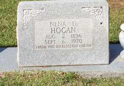 Martha Ann Eugenia “Nena” <I>Davis</I> Hogan 