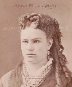 Anna Eliza “Annie” <I>Geiger</I> Cravens 