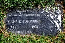 Velma Elizabeth Anna <I>Tunall</I> Collingham 