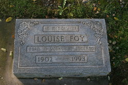 Louise <I>Lister</I> Foy 