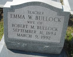 Emma <I>White</I> Bullock 