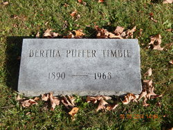 Bertha Ruth <I>Puffer</I> Timbie 