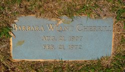 Barbara Wiant <I>Davis</I> Cherrill 