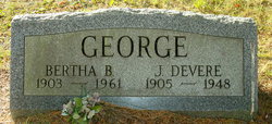 Bertha Blanche <I>Elkin</I> George 