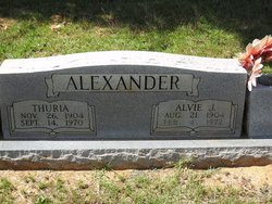 Alvie J Alexander 