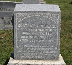 Beatrice <I>Freeland</I> Covington 