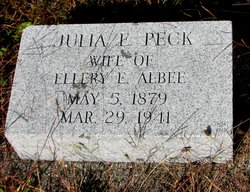 Julia Emily <I>Peck</I> Albee 