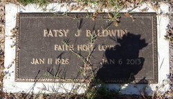 Patsy Jane <I>Bybee</I> Baldwin 