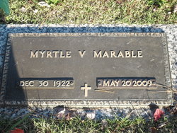 Myrtle Virginia <I>Brown</I> Marable 
