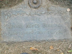 Jennie Agnes <I>Yohe</I> Benedict 