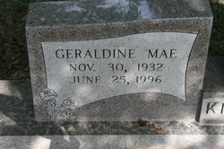 Geraldine Mae <I>Ambrose</I> Kleinpeter 