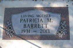 Patricia Mary <I>Lehmkuhl</I> Barrett 