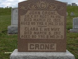 Clara E <I>Baltzley</I> Crone 