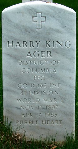 PFC Harry King Ager Sr.