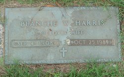 Margaret Blanche <I>Womack</I> Harris 