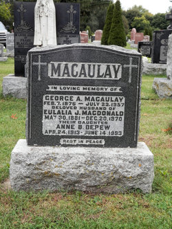 Anne B <I>Macaulay</I> Depew 