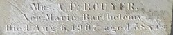 Marie <I>Barthelemy</I> Rouyer 