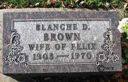 Blanche D. <I>Mathison</I> Brown 
