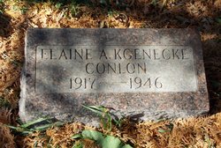 Elaine Alice <I>Koenecke</I> Conlon 