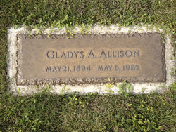 Gladys A. <I>Earp</I> Allison 